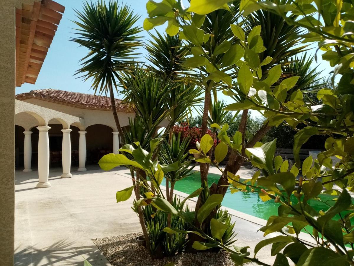 Vila Bienvenue A L Hacienda Magalas Exteriér fotografie